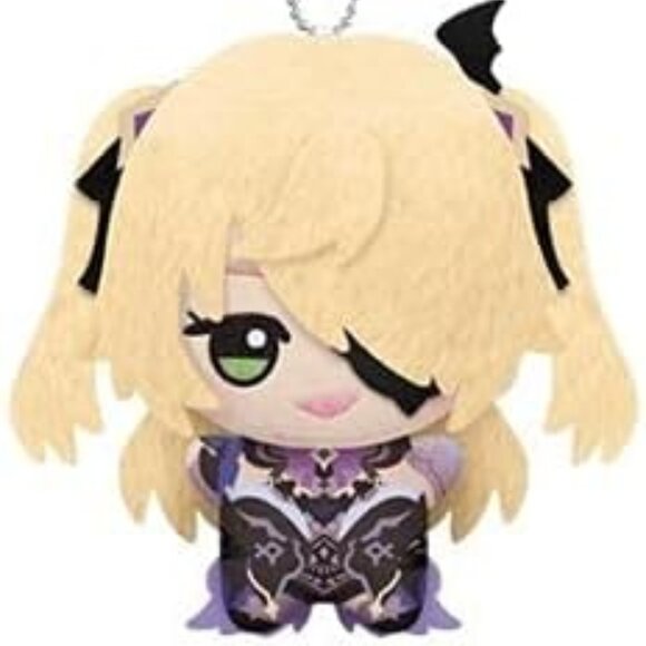New Rare Banpresto Genshin Impact Fischl Chibigurumi Vol 2 Plush Keychain Japan - Picture 1 of 3